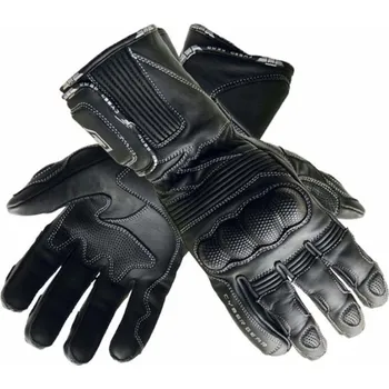 Moto rukavice Pánské kožené moto rukavice CYBER GEAR BULL, černé M