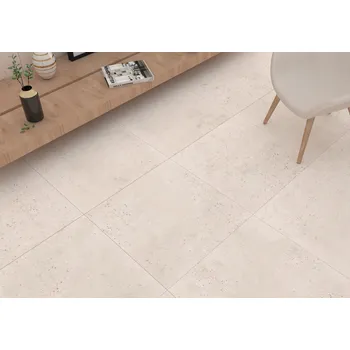 Dlažba Vabene GmbH Cemento Ivory Rekt. Teilpoliert 60x60 dlažba