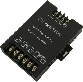 LED páska Zesilovač pro RGB pásky, 3x10A, 12V-24V