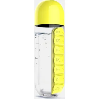 Zdravotnický materiál HomeLife dávkovač léků týdenní Žlutá