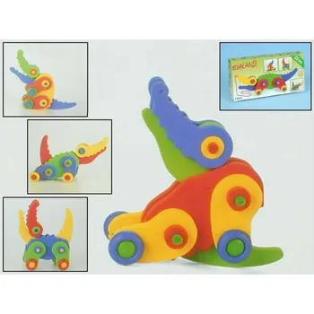 Pěnové puzzle/stavebnice KROKODÝL - EVALAND