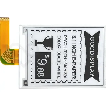 Elektronická stavebnice Good Display GDEQ031T10 3.1" 320x240 ePaper displej