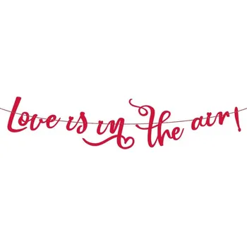 Papírová girlanda "Love is in the air", 200 cm