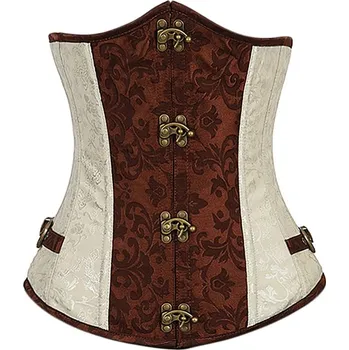 Korzet Středověký korzet (další varianty) Varianta: hnědá s bílou, Velikost: XXL