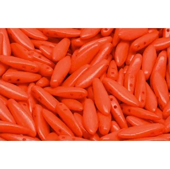 Dětské navlékací korálky Dvoudírkové jazýčky 5x16mm - č.60