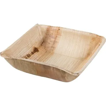 Jednorázové nádobí FINGERFOOD mistička z palmového listu BioNatic 300ml 130/130mm 25ks