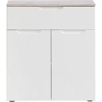 Komoda Komoda dub pískový/bílý lesk MORENO OREK221-P94