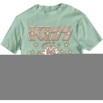 Merch Kiss: Kiss Ladies Crop Top: Spirit Of '76 (medium) M