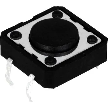vypínač Mikrotlačítko 12x12mm 4,3mm