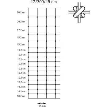 Pletivo Pletivo Hampton X-NET™ 17/200/15