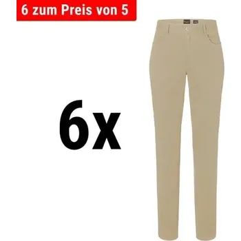 fritéza G.Gastro (6 pieces) KARLOWSKY | Ladies' 5‑Pocket Work Trousers – Pebble Grey - Size 36 - Organic Cotton Stretch
