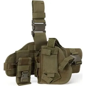 Sportovní střelba Stehenní platforma - pravá, zelená 260zR