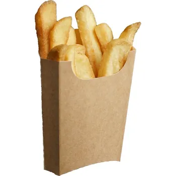 Jednorázové nádobí Think`n green Kartonový kornout na hranolky kraft TnG 115/105mm 500ks