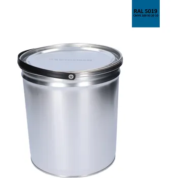 Lak na dřevo Barva antikorozní polomatná na zinek 5 kg capri-modrá