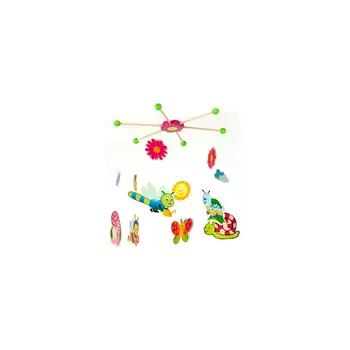 Dřevěný kolotoč nad postýlku NA ZAHRADĚ - HESS