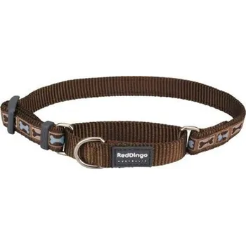 Obojek pro psa Red Dingo Ob. pol. RD 20 mm x 33-50 cm - Se vzorem Varianta: Bone Yard