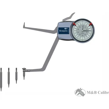 Číselníkový úchylkoměr pro vnitřní – porovnávací měření Kroeplin 130-180 mm