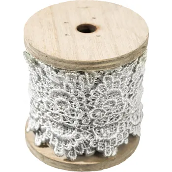 Vánoční ozdoba SADA 4KS VÁNOČNÍ DEKORACE ROLL LENGHT 200 CM SILVER