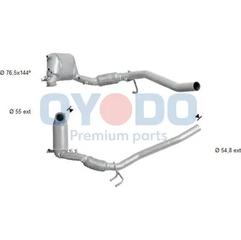 Katalyzátor Filtr pevných částic - DPF Oyodo 20N0004-OYO