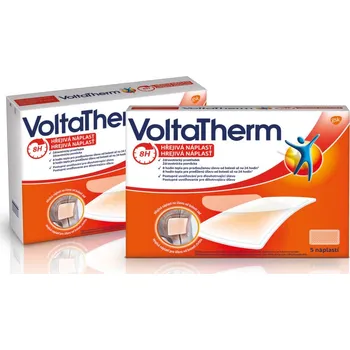Náplast VoltaTherm - VoltaTherm hřejivá náplast na úlevu od bolesti zad 5ks - balení 2 ks