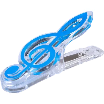 Kolíček na prádlo Kolíček - Houslový klíč - Modrý