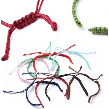 Náramek Nylonový komponent pro náramek - 1Ks - Zelená