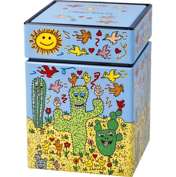 Dóza na potraviny Goebel James Rizzi Umělecká dóza Desert Life