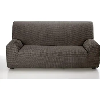 Napínací potah DekorTextil Potah na sedací soupravu multielastický Sada - hnědý ROZMĚR: čtyřkřeslo š. 240 - 270 cm