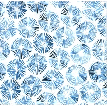 Papírový ubrousek UBR-E28, Ubrousek, 16x16 cm, MODRÁ KOLEČKA, 1 kus