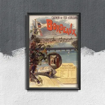 Plakát Retro plakát Retro plakát Bordeaux france