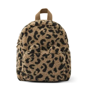 Dětský batoh Liewood ALLAN chlupatý batůžek Leo oat Black panther