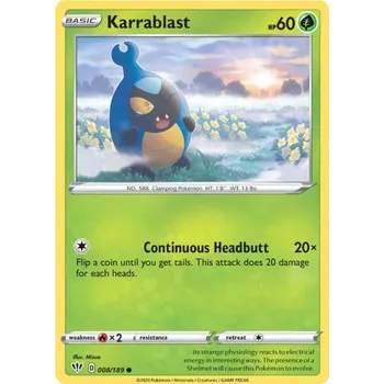 Sběratelská karetní hra Karrablast 008/189 - Darkness Ablaze Typ karty: Non-Holo