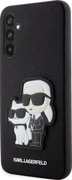 Pouzdro na mobilní telefon Karl Lagerfeld PU Saffiano Karl and Choupette NFT pro Samsung Galaxy A54 5G černé