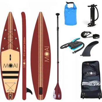 Paddleboard Paddleboard MOAI 12'6 Ultra Light limited edition s KARBON pádlem - varianta: startovací sada