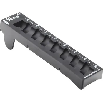 Trezor Rottner 10 Cent přihrádka na euromince černá | Trezory, sejfy, pokladničky Trezory a sejfy Rottner Pokladničky a Eurosortiment