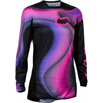 Moto dres Dámský motokrosový dres Fox Wmns 180 Toxsyk Jersey Black/Pink vel. S