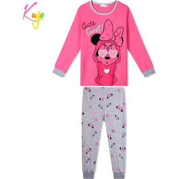 Dětská móda Dívčí pyžamo - KUGO KP9972, růžová / šedá Barva: Růžová, Velikost: 98