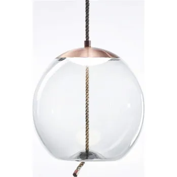 Brokis Závěsné svítidlo Knot Sfera PC1016, clear / copper