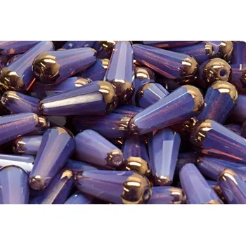 Dětské navlékací korálky Broušené kapky č.36 (20x9mm)