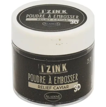 Embosovací prášek Aladine 25 ml - caviar černá -