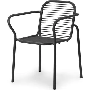 Normann Copenhagen Židle s područkami Vig, black