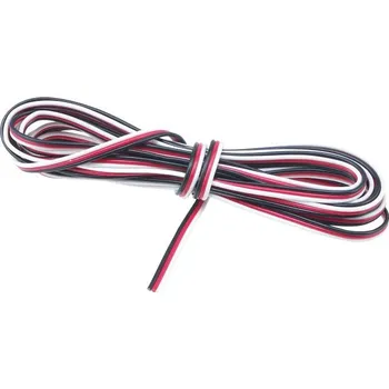 RC vybavení JR Servo kabel FUT plochý 22AWG (tlustý 0,32mm) - 1m