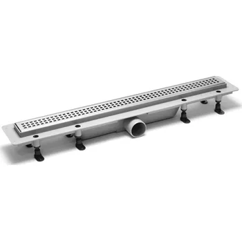 Sprchový držák PLAST BRNO Žlab sprchový odtokový 750 plast. kombi, nerez rošt 1, mřížka