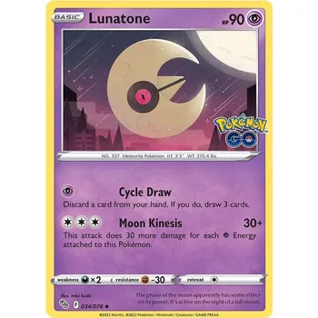 Karetní hra Pokémon TCG Lunatone 034/078