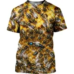 Tričko pro včelaře med a včely 3D potisk Velikost: 4XS, Barva (Varianta): tričko 2