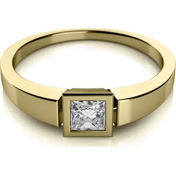 Prsten Couple, Minimalistický prsten Ena ze žlutého zlata, vel.: 55, ø17,5 mm, 6810420-0-55-1