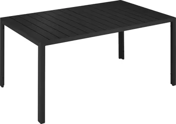 Zahradní stůl tectake Bianca 404401 150 x 90 cm černý
