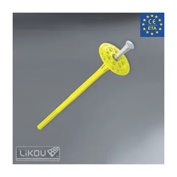 Hmoždinka LIKOV Fasádní hmoždinka BRAVOLL ® PTH-X 8 s plastovým trnem délka 215mm