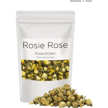 Jedlá dekorace na dort Sugar and Cakes ROSIE ROSE - SUŠENÉ KVĚTY RŮŽE ŽLUTÉ "WARM YELLOW" 50g