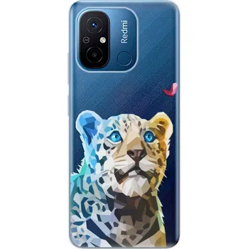 Pouzdro na mobilní telefon Odolné silikonové pouzdro iSaprio - Leopard With Butterfly - Xiaomi Redmi 12C